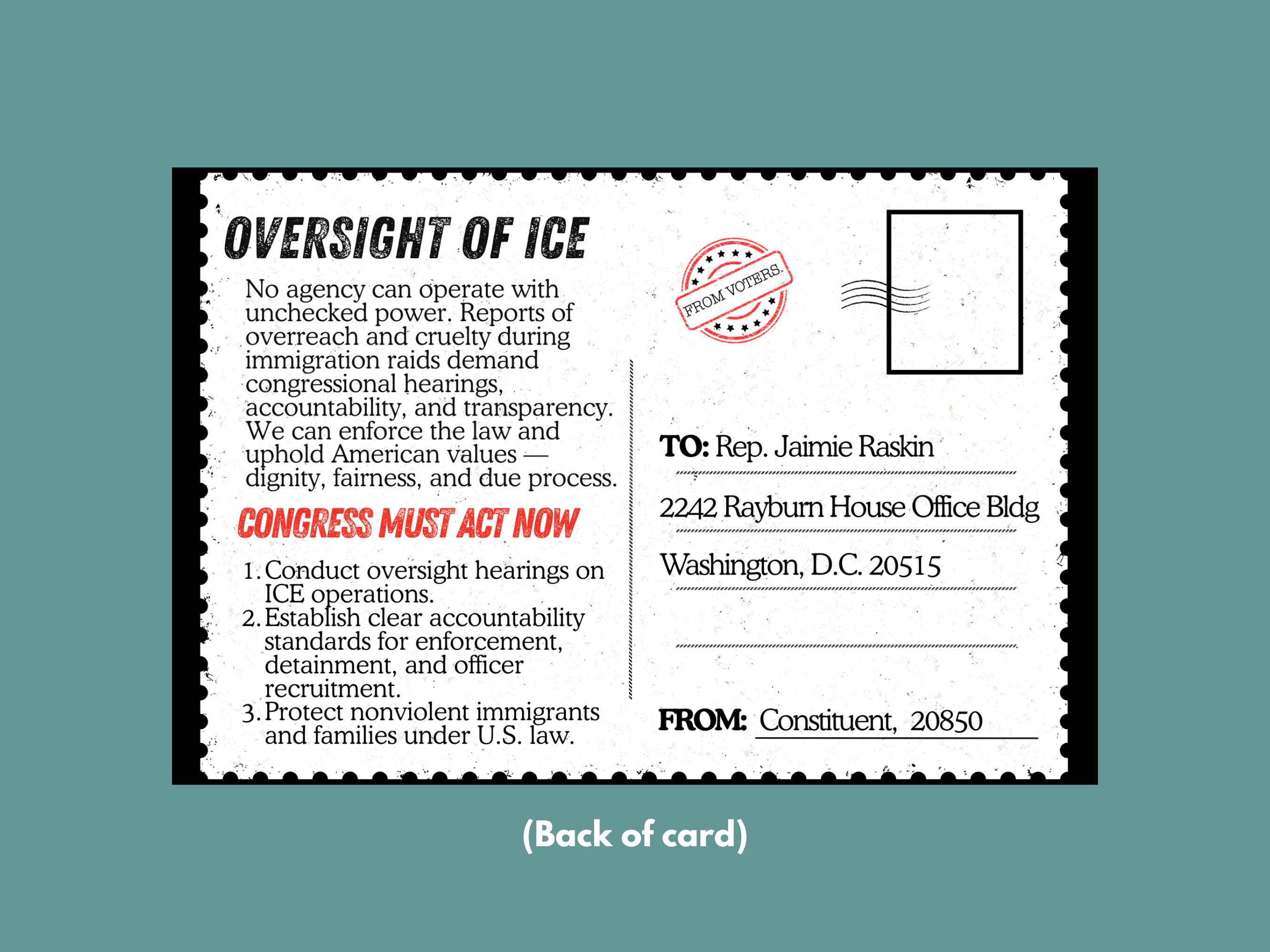 Tell Congress: ICE Oversight is NOT Optional