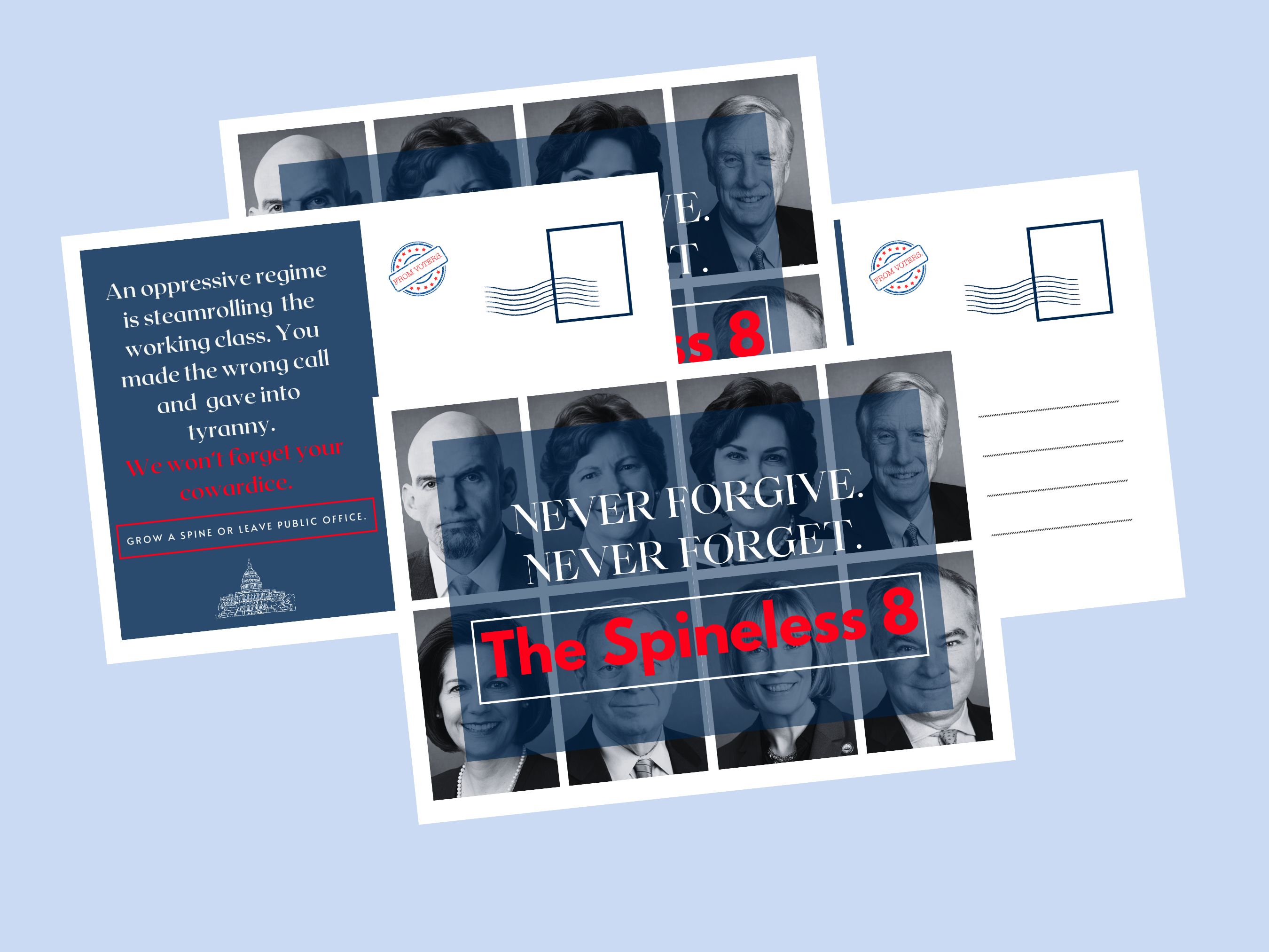 The Spineless 8 -- Send A Strong Signal to Senators Who Broke Ranks