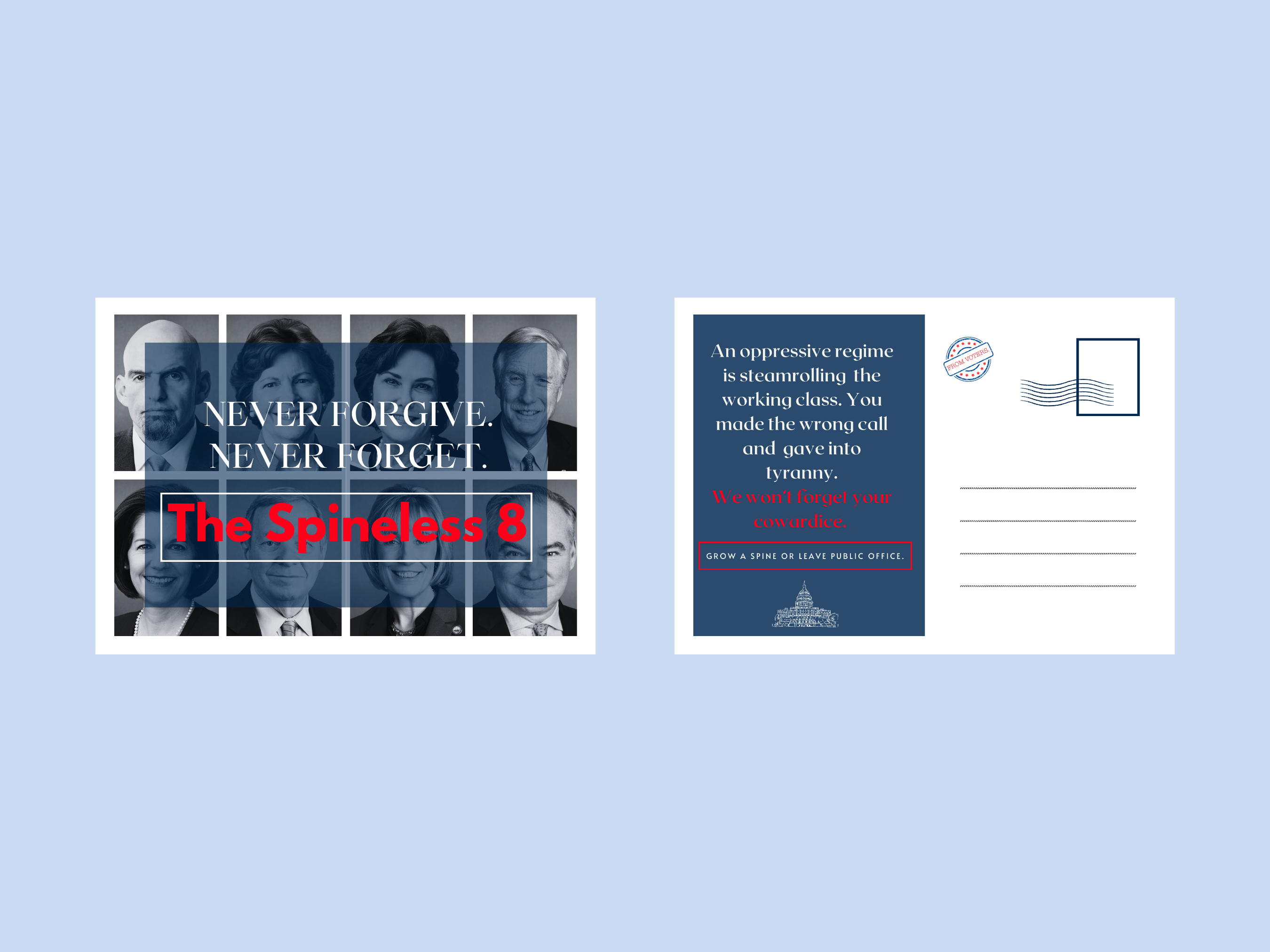 The Spineless 8 -- Send A Strong Signal to Senators Who Broke Ranks