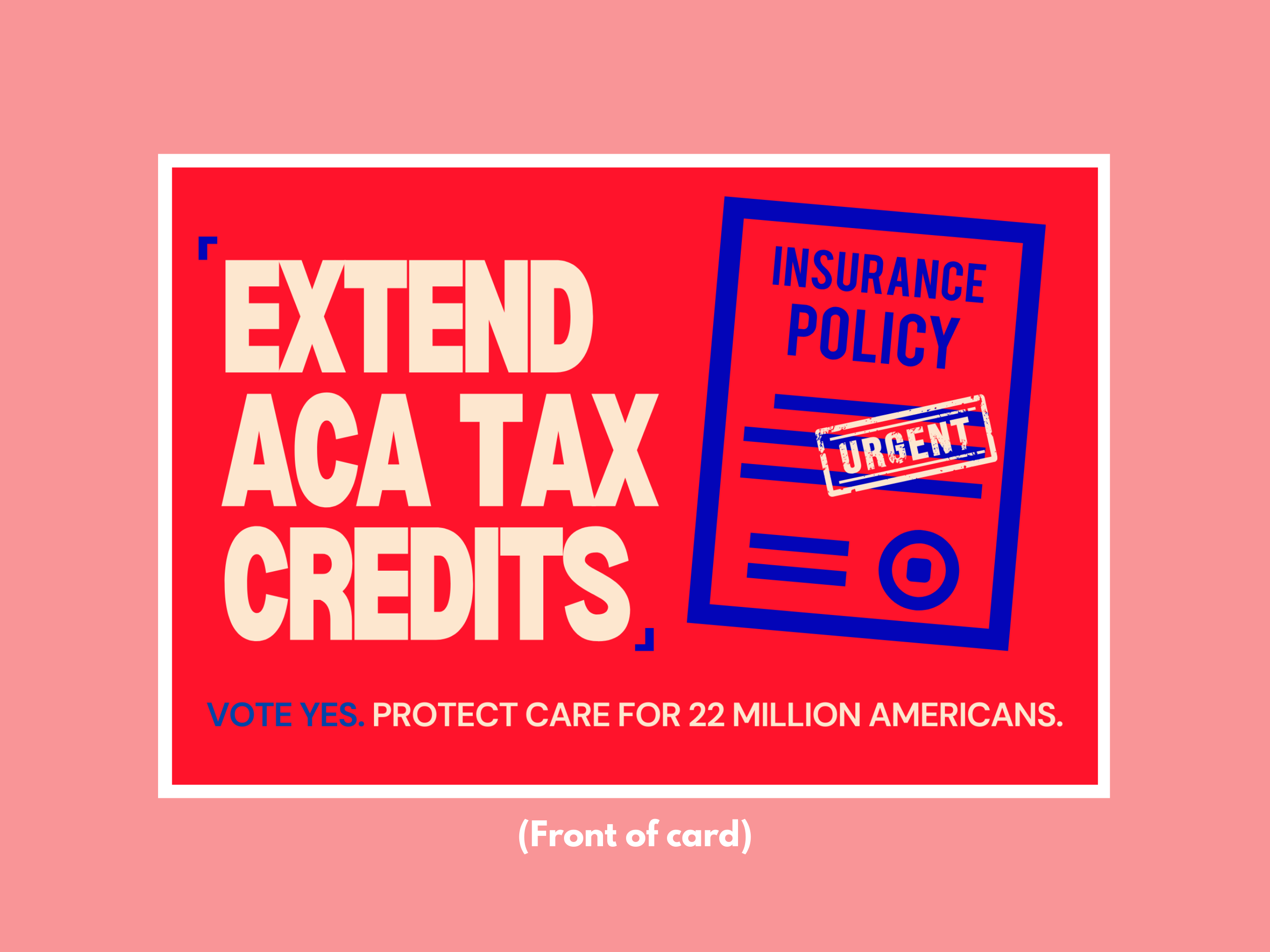Extend ACA Tax Credits